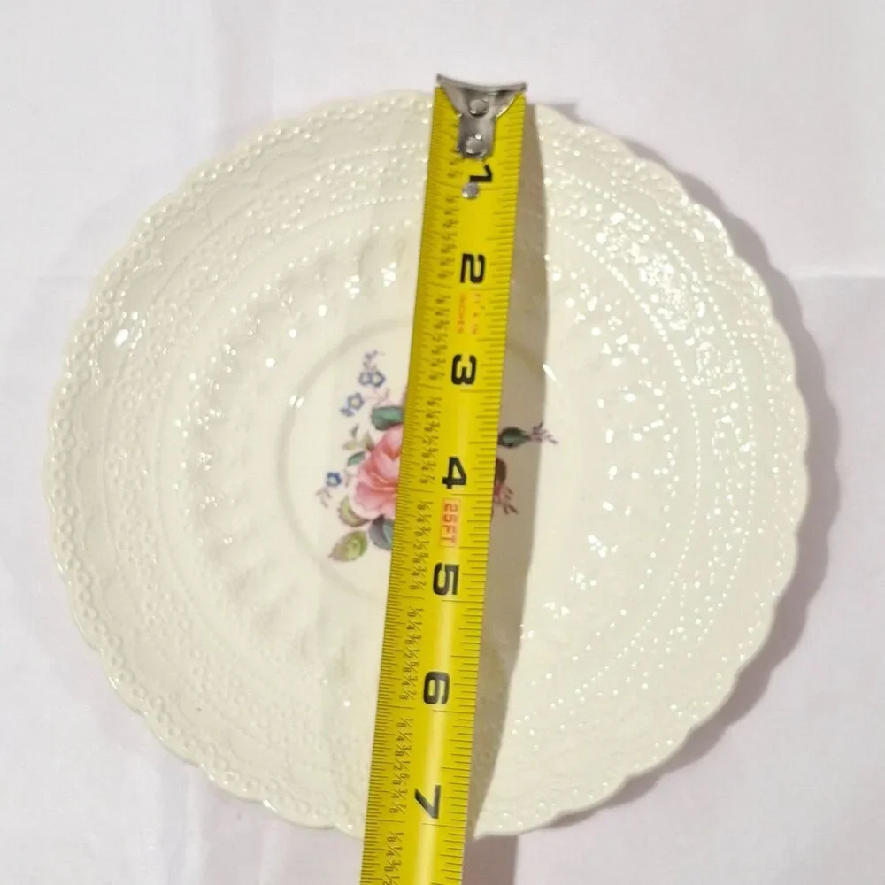 2 VTG Spode's Jewel Copeland Billingsley Rose 7 1/8 